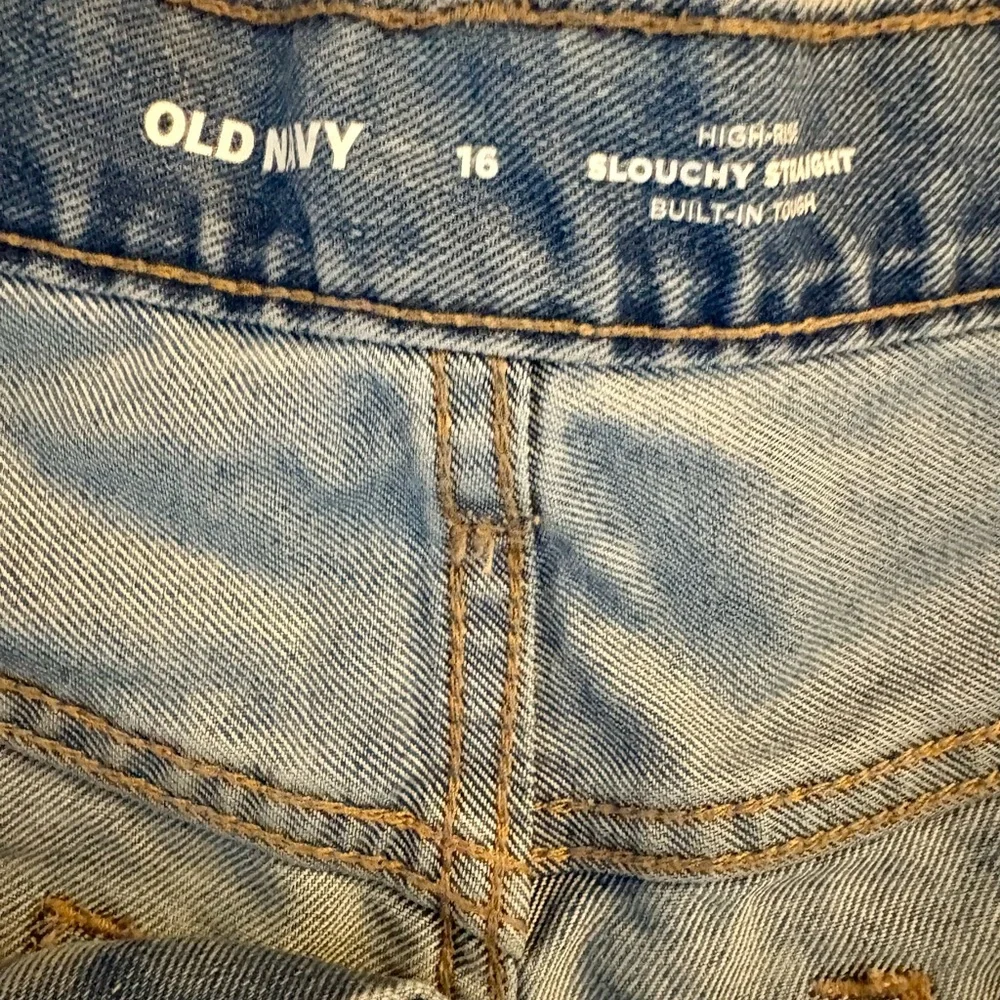 Old Navy Girls High-Rise Slouchy Straight Jeans